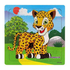 Kids Puzzle Toy Animals and Vehicle Wooden Puzzles Jigsaw Baby Educational Learning Toys for Children Gift - SJB-DIAMOND ELITES