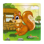 Kids Puzzle Toy Animals and Vehicle Wooden Puzzles Jigsaw Baby Educational Learning Toys for Children Gift - SJB-DIAMOND ELITES