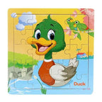 Kids Puzzle Toy Animals and Vehicle Wooden Puzzles Jigsaw Baby Educational Learning Toys for Children Gift - SJB-DIAMOND ELITES