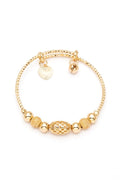 Kids Rolling Charm Stainless Steel Bangle Bracelet