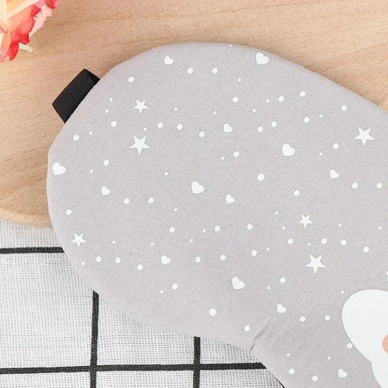 Kids Sleeping Aid Colorful Blindfold Comfortable Sleeping Mask Creative Funny Eye Patch Travel Sleep Mask Cute Cartoon Design Eye Cover Stevvex