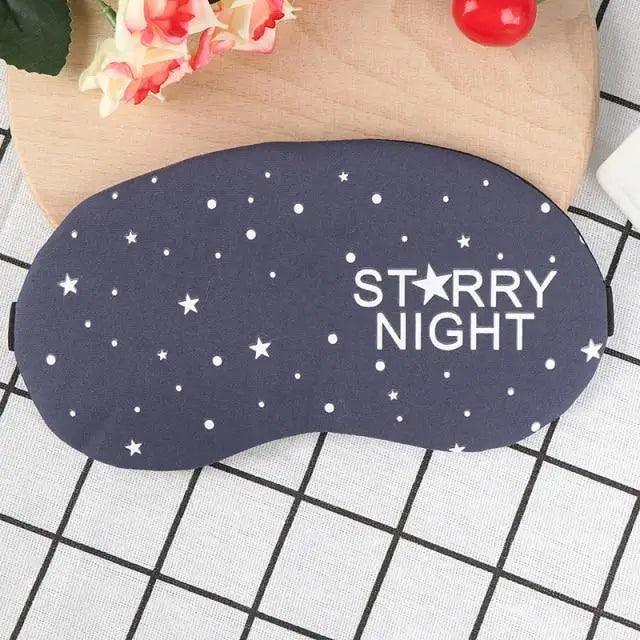Kids Sleeping Aid Colorful Blindfold Comfortable Sleeping Mask Creative Funny Eye Patch Travel Sleep Mask Cute Cartoon Design Eye Cover Stevvex