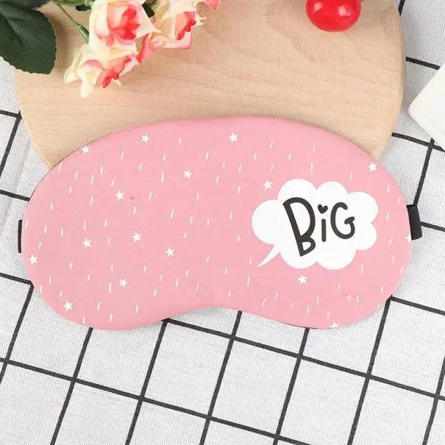 Kids Sleeping Aid Colorful Blindfold Comfortable Sleeping Mask Creative Funny Eye Patch Travel Sleep Mask Cute Cartoon Design Eye Cover Stevvex