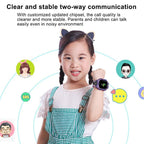 Kids Smart Watch Phone Call Thermometer Wristwatch GPS Locator Kids Smartwatch With Call Games Video Recorder Music Alarm Flashlight Touch Screen Smart Watch For Kids