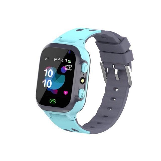 Kids Smart Watch Sim Card GPS Call Phone Smartwatch For Children SOS Photo Waterproof Camera Location Tracker Smart Watch For Kids 2 Way Voice Video Call SOS Alert Smartphone Cell Phone Smart Watch Stevvex