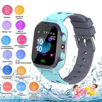 Kids Smart Watch Sim Card GPS Call Phone Smartwatch For Children SOS Photo Waterproof Camera Location Tracker Smart Watch For Kids 2 Way Voice Video Call SOS Alert Smartphone Cell Phone Smart Watch Stevvex