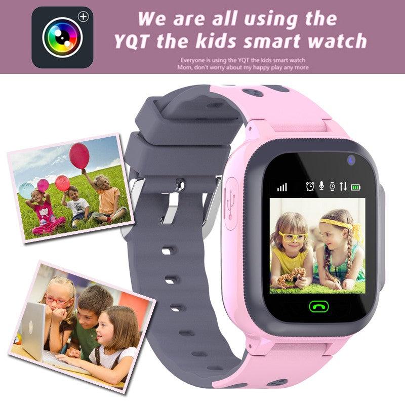 Kids Smart Watch Sim Card GPS Call Phone Smartwatch For Children SOS Photo Waterproof Camera Location Tracker Smart Watch For Kids 2 Way Voice Video Call SOS Alert Smartphone Cell Phone Smart Watch Stevvex