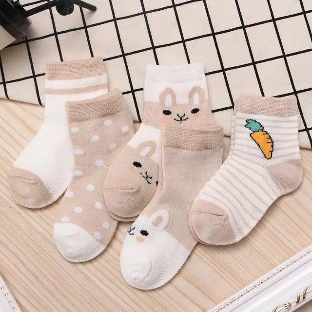 Kids Socks Summer Cotton Cartoon Animal Kids Socks Girls Cute Newborn Boy Toddler Children Socks Girl Boys Trainer Socks Toddlers Infant Socks Warm and Cute Socks Cotton Stretch Crew Baby Socks Stevvex