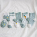 Kids Socks Summer Cotton Cartoon Animal Kids Socks Girls Cute Newborn Boy Toddler Children Socks Girl Boys Trainer Socks Toddlers Infant Socks Warm and Cute Socks Cotton Stretch Crew Baby Socks Stevvex