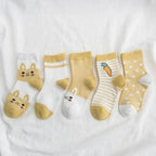 Kids Socks Summer Cotton Cartoon Animal Kids Socks Girls Cute Newborn Boy Toddler Children Socks Girl Boys Trainer Socks Toddlers Infant Socks Warm and Cute Socks Cotton Stretch Crew Baby Socks Stevvex