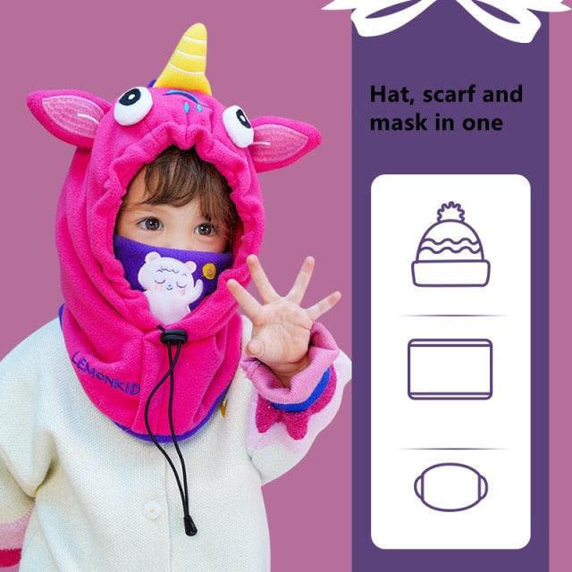 Kids Winter Fleece Warmer Balaclava Cap Thermal Tactical Military Helmet Windproof Full Face Mask Cover Ski Beanies For Boy Girl Women Camouflage Balaclava Face Scarf Mask Sunscreen Dustproof Army Cycling Hunting Fishing Tactical Airsoft Hat Men Women Stevvex