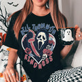 Kill Them With Kindness Halloween Tee Peachy Sunday