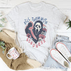 Kill Them With Kindness Halloween Tee Peachy Sunday