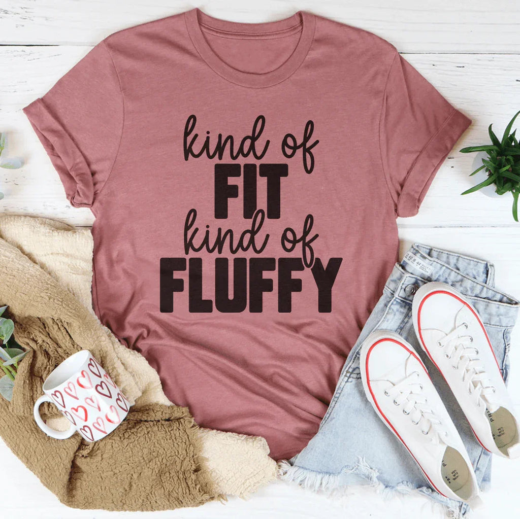 Kind Of Fit Kind Of Fluffy Tee Peachy Sunday