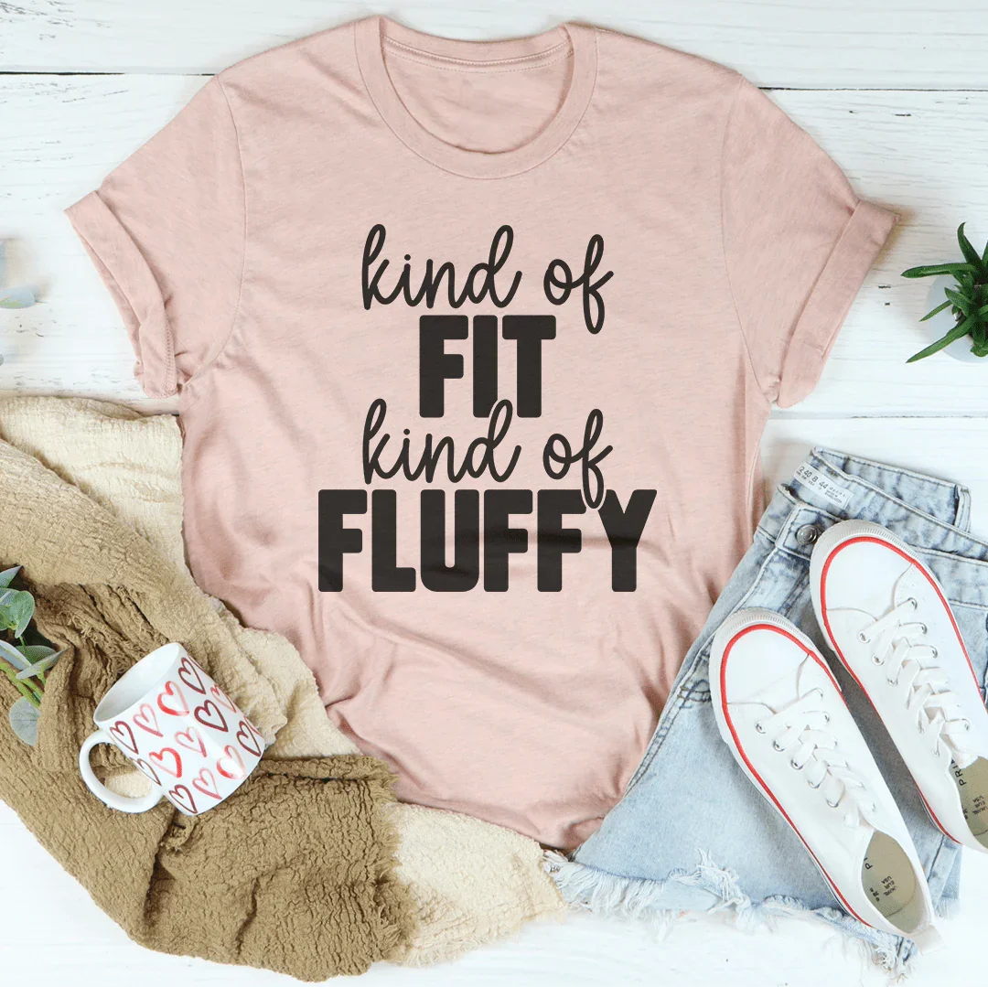 Kind Of Fit Kind Of Fluffy Tee Peachy Sunday
