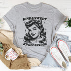 Kinda Sweet Kinda Savage Tee Peachy Sunday