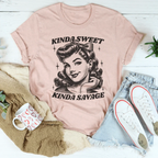 Kinda Sweet Kinda Savage Tee Peachy Sunday