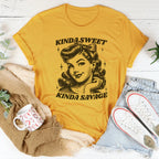 Kinda Sweet Kinda Savage Tee Peachy Sunday