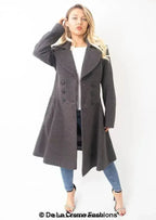Kirsty Slim Fit A-Line Coat