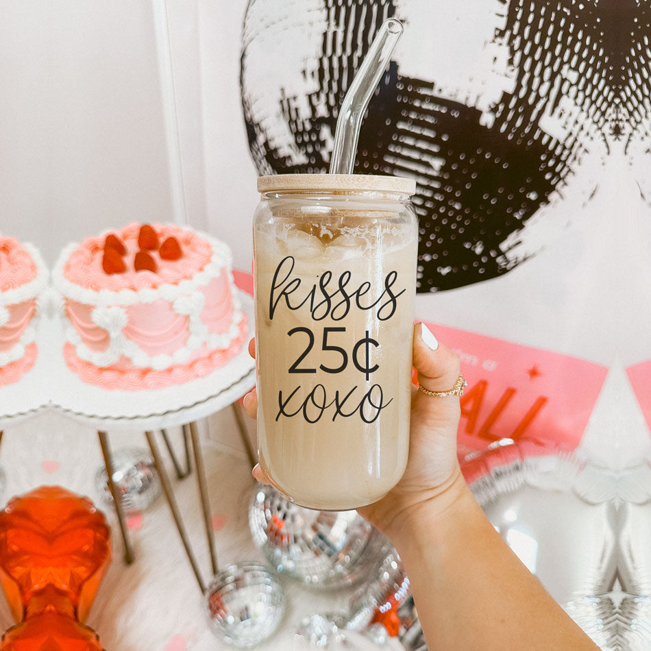 20oz Glass Tumbler With Bamboo Lid Sarcasm Is My Love Language Drinking Cup BandsCo Straps
