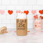 20oz Glass Tumbler With Bamboo Lid Sarcasm Is My Love Language Drinking Cup BandsCo Straps