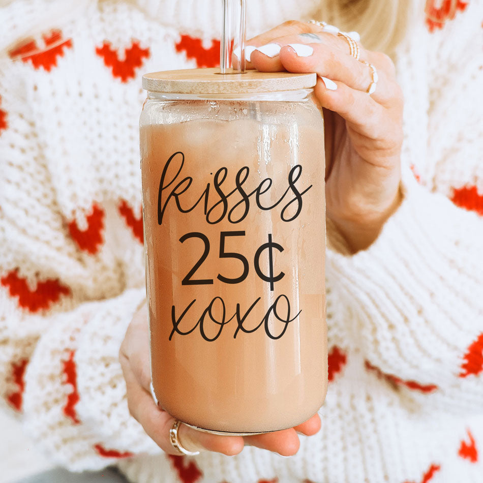 20oz Glass Tumbler With Bamboo Lid Sarcasm Is My Love Language Drinking Cup BandsCo Straps