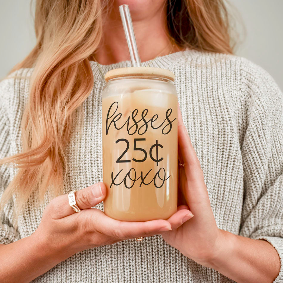 20oz Glass Tumbler With Bamboo Lid Sarcasm Is My Love Language Drinking Cup BandsCo Straps
