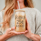 20oz Glass Tumbler With Bamboo Lid Sarcasm Is My Love Language Drinking Cup BandsCo Straps