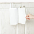 Kitchen Bathroom Toilet Paper Holder Tissue Storage Organizers Rack Roll Paper Holder Hanging Towel Holder Home Durable Roll Paper Towel Rack For Kitchen Bathroom Toilet Pantry Decor Stevvex
