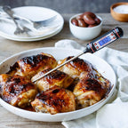 Kitchen Digital BBQ Food Thermometer Meat Cake Candy Fry Grill Dinning Household  Meat Thermometer Digital Instant Read Food Meat Thermometer with Long Probe Cooking Thermometer for Kitchen BBQ Grill and Cooking Thermometer  Oven Thermometer Tool Stevvex
