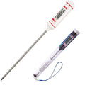Kitchen Digital BBQ Food Thermometer Meat Cake Candy Fry Grill Dinning Household  Meat Thermometer Digital Instant Read Food Meat Thermometer with Long Probe Cooking Thermometer for Kitchen BBQ Grill and Cooking Thermometer  Oven Thermometer Tool Stevvex