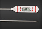 Kitchen Digital BBQ Food Thermometer Meat Cake Candy Fry Grill Dinning Household Waterproof Instant Read Meat Thermometer for Cooking Digital Food Thermometer For Cooking IP67 Waterproof Kitchen Thermometer Probe With Cooking Thermometer Oven Tool Stevvex