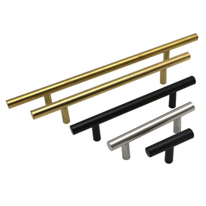 Kitchen Door T Bar Pull Straight Handle Knobs Cabinet Pull Diameter 10mm Stainless Steel Handles Furniture Hardware Kitchen Door T Bar Straight Handle Pull Knobs Furniture Hardware Assist Bath Handle Stevvex