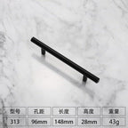 Kitchen Door T Bar Pull Straight Handle Knobs Cabinet Pull Diameter 10mm Stainless Steel Handles Furniture Hardware Kitchen Door T Bar Straight Handle Pull Knobs Furniture Hardware Assist Bath Handle Stevvex