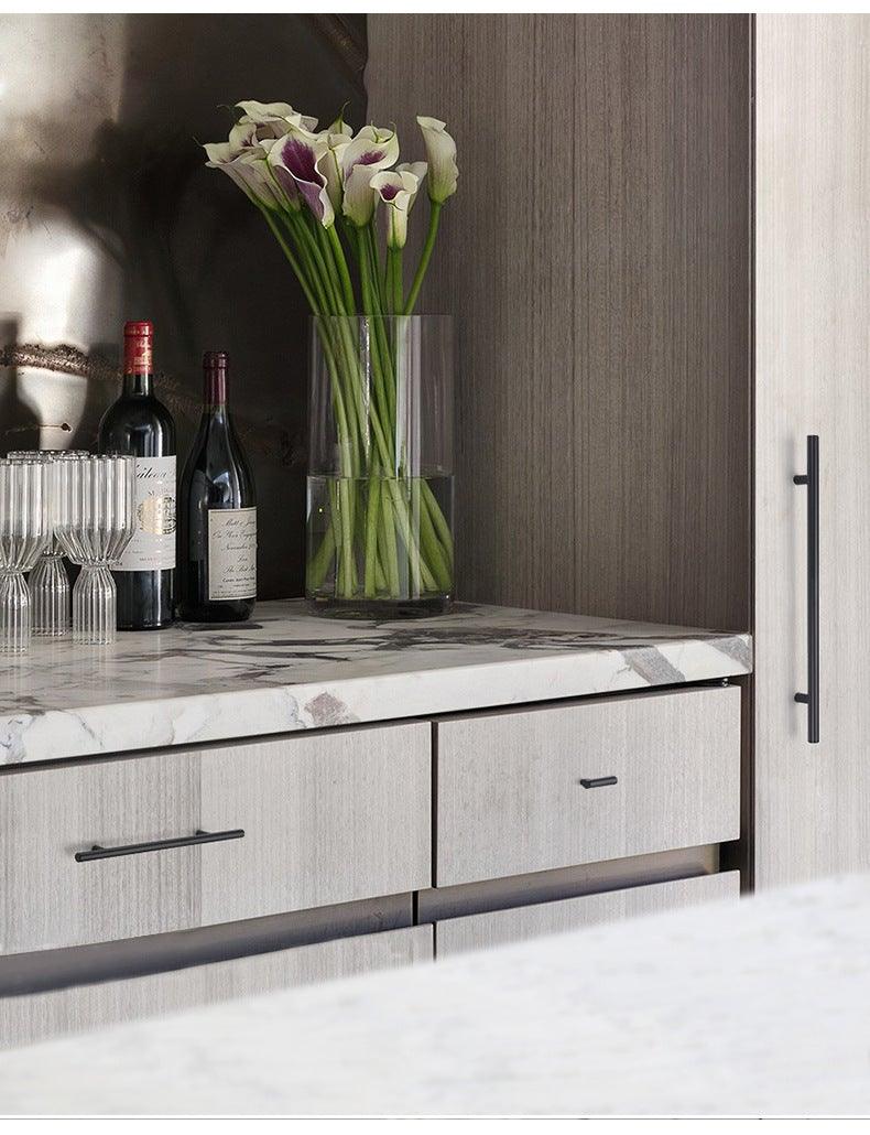 Kitchen Door T Bar Pull Straight Handle Knobs Cabinet Pull Diameter 10mm Stainless Steel Handles Furniture Hardware Kitchen Door T Bar Straight Handle Pull Knobs Furniture Hardware Assist Bath Handle Stevvex