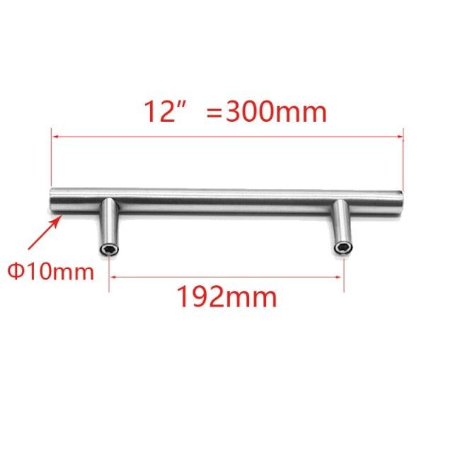 Kitchen Door T Bar Pull Straight Handle Knobs Cabinet Pull Diameter 10mm Stainless Steel Handles Furniture Hardware Kitchen Door T Bar Straight Handle Pull Knobs Furniture Hardware Assist Bath Handle Stevvex