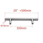 Kitchen Door T Bar Pull Straight Handle Knobs Cabinet Pull Diameter 10mm Stainless Steel Handles Furniture Hardware Kitchen Door T Bar Straight Handle Pull Knobs Furniture Hardware Assist Bath Handle Stevvex