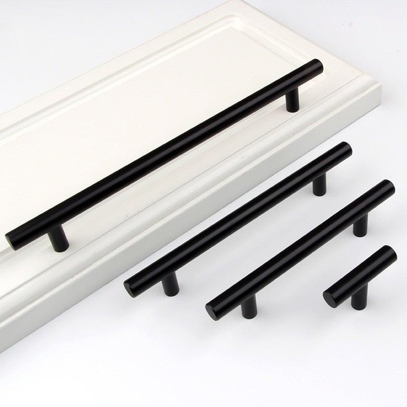Kitchen Door T Bar Pull Straight Handle Knobs Cabinet Pull Diameter 10mm Stainless Steel Handles Furniture Hardware Kitchen Door T Bar Straight Handle Pull Knobs Furniture Hardware Assist Bath Handle Stevvex