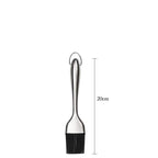 Kitchen Oil Brush BBQ Grill Basting Brush Stainless Steel Handle Pastry Brush Barbecue Cooking Brush BBQ Kitchen Tools String Brush BBQ Pastry Brush Stainless Steel BBQ Sauce Oil Pastry Brush for Baking BBQ Accessories Stevvex