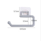Kitchen Paper Roll Holder Towel Hanger Rack Bar Cabinet Rag Hanging Holder Shelf Toilet Paper Holders Toilet Kitchen Accessories Paper Towel Holder Under Cabinet Wall Mount Self Adhesive No Drilling Stevvex