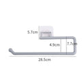 Kitchen Paper Roll Holder Towel Hanger Rack Bar Cabinet Rag Hanging Holder Shelf Toilet Paper Holders Toilet Kitchen Accessories Paper Towel Holder Under Cabinet Wall Mount Self Adhesive No Drilling Stevvex