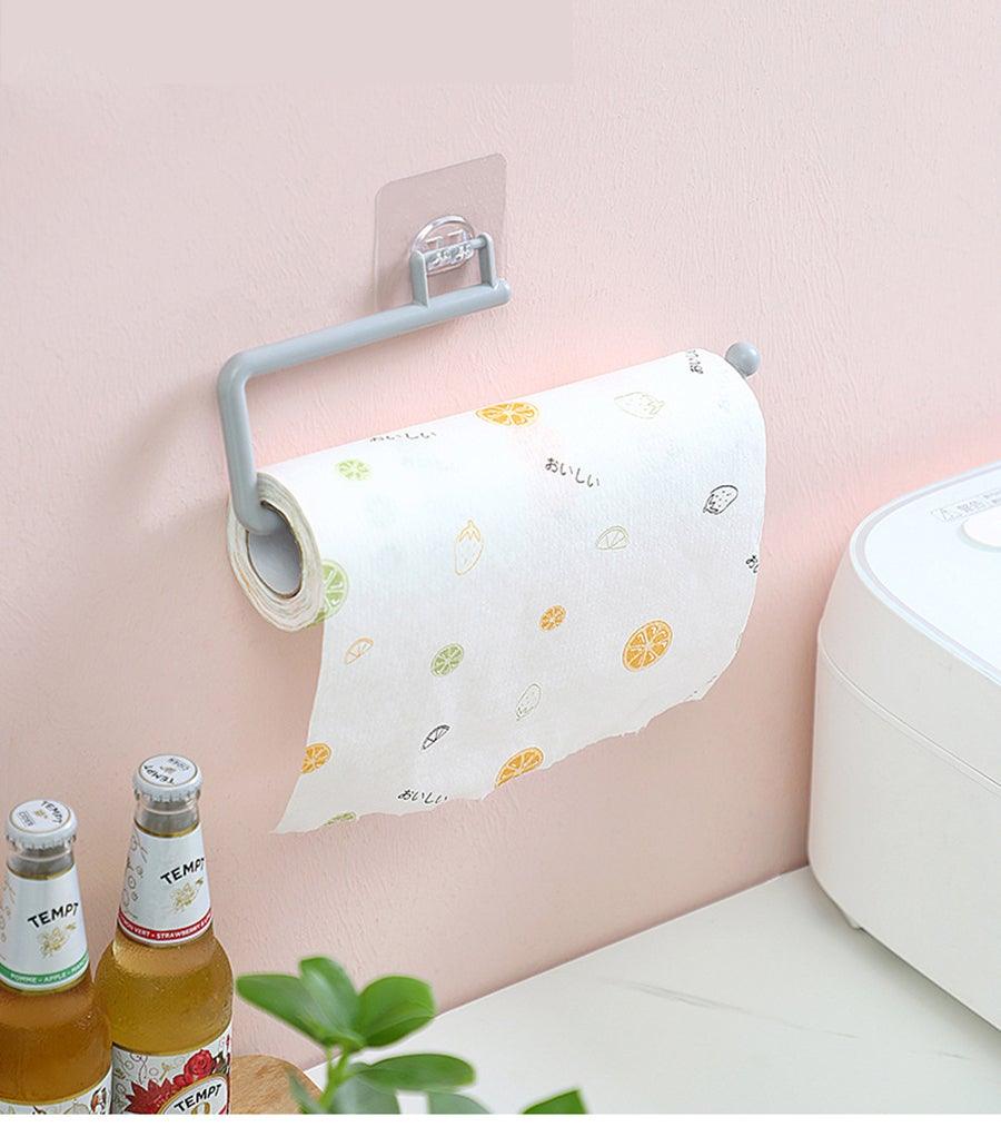 Kitchen Paper Roll Holder Towel Hanger Rack Toilet Paper Holders Bathroom Organizer Shelf Bar Cabinet Rag Hanging Holder Kitchen Tissue Roll Holder Wall Mounted Paper Holder Under Kitchen Cabinet For Shower Bathroom Stevvex