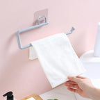 Kitchen Paper Roll Holder Towel Hanger Rack Toilet Paper Holders Bathroom Organizer Shelf Bar Cabinet Rag Hanging Holder Kitchen Tissue Roll Holder Wall Mounted Paper Holder Under Kitchen Cabinet For Shower Bathroom Stevvex