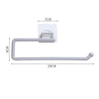 Kitchen Paper Roll Holder Towel Hanger Rack Toilet Paper Holders Bathroom Organizer Shelf Bar Cabinet Rag Hanging Holder Kitchen Tissue Roll Holder Wall Mounted Paper Holder Under Kitchen Cabinet For Shower Bathroom Stevvex