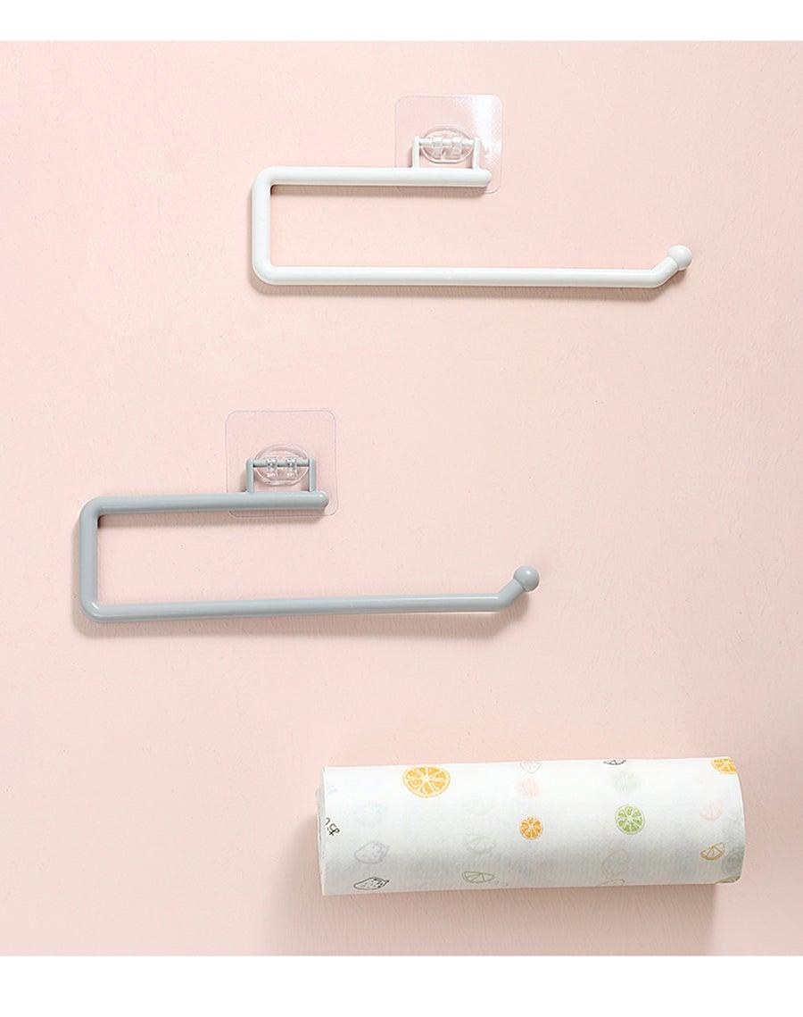 Kitchen Paper Roll Holder Towel Hanger Rack Toilet Paper Holders Bathroom Organizer Shelf Bar Cabinet Rag Hanging Holder Kitchen Tissue Roll Holder Wall Mounted Paper Holder Under Kitchen Cabinet For Shower Bathroom Stevvex