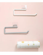 Kitchen Paper Roll Holder Towel Hanger Rack Toilet Paper Holders Bathroom Organizer Shelf Bar Cabinet Rag Hanging Holder Kitchen Tissue Roll Holder Wall Mounted Paper Holder Under Kitchen Cabinet For Shower Bathroom Stevvex