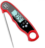 Kitchen Thermometer Waterproof Kitchen Food Cooking Thermometer with Backlight LCD Best Super Fast Electric Meat Thermometer Probe for BBQ Grilling Smoker Baking Meat Water Milk Cooking Probe BBQ Electronic Oven Waterproof Kitchen Tools Stevvex