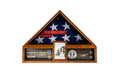 Flags connections Military Veteran Flag and Medal Display Case - Shadow Box The Military Gift Store