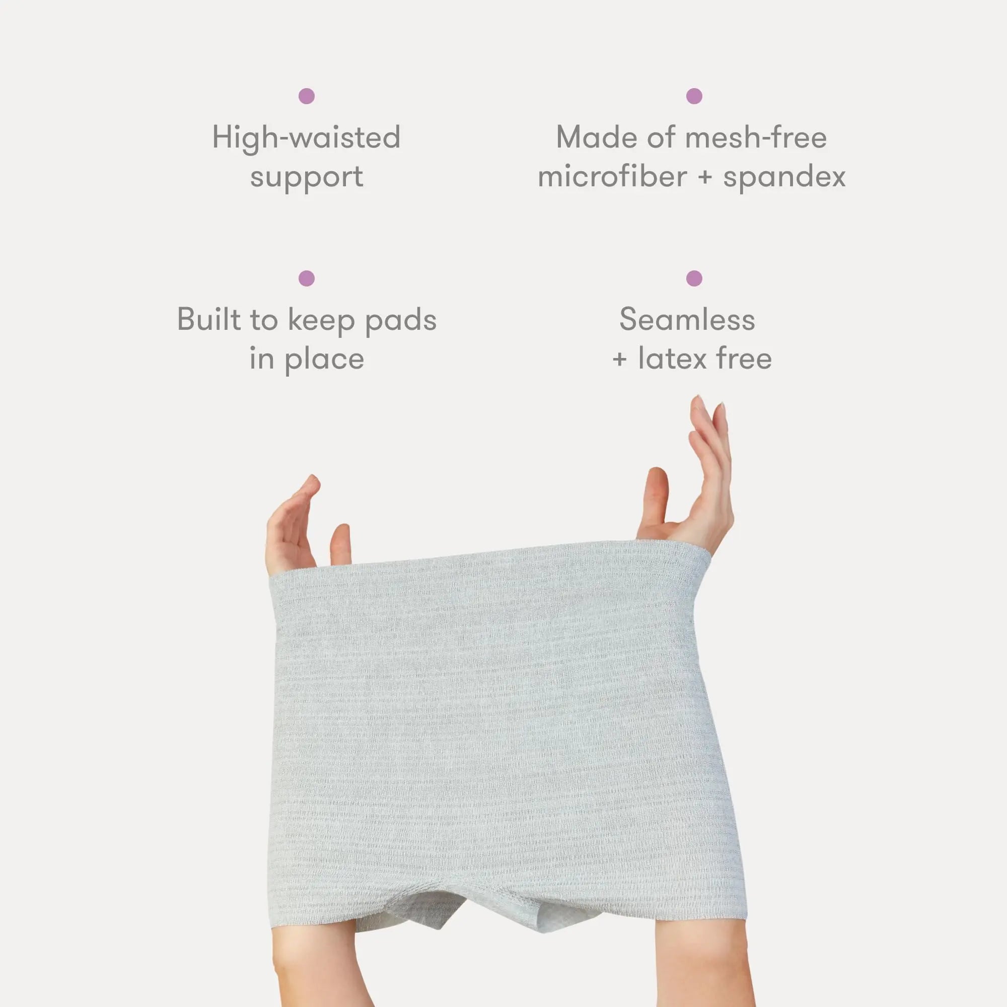 Frida Mom, Disposable Boyshort Underwear, Seamless with Stretchy Support, Postpartum Essentials, Size Petite (Waist 23"-34" stretched), 8 Count Petite (Waist 23"-34" stretched) Pi-Mart