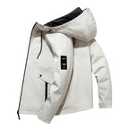 Men's Casual Lightweight Hooded Jacket for Spring/Fall Pi-Mart